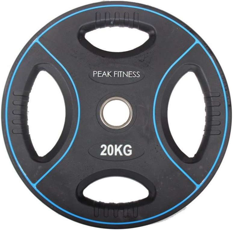 Peak Fitness 20 kg 50 mm vgtskive Poly Urethane