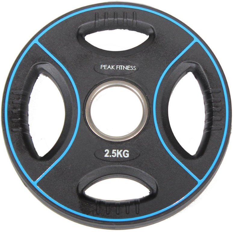 Peak Fitness 2,50 kg 50 mm vgtskive Poly Urethane