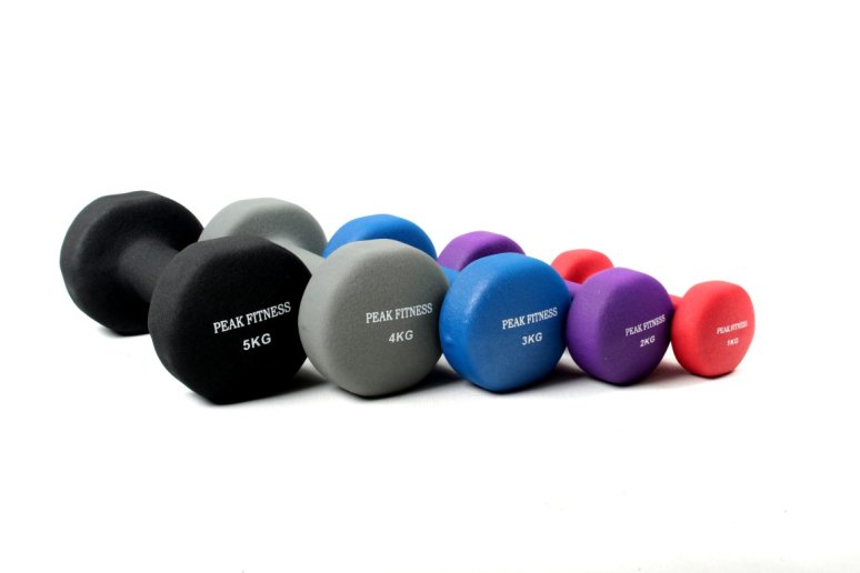 Peak Fitness Neopren Hndvgtst 1-5 kg.