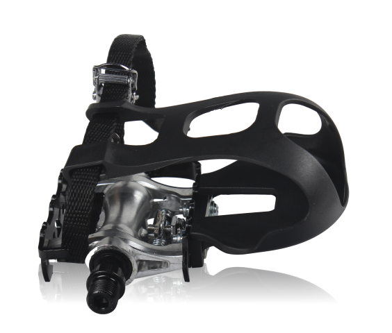 Peak Fitness Pedalst med tclips og SPD