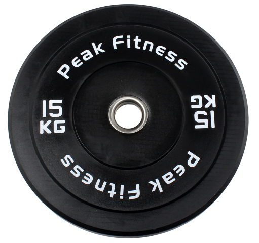 Peak Fitness Bumper Plate 15 kg