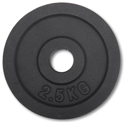 2,5 kg. vgtskive - 30 mm. 