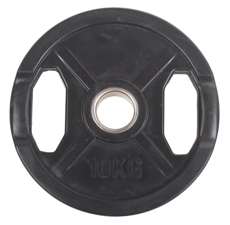 10 kg Sort 50 mm vgtskive m/ gummi