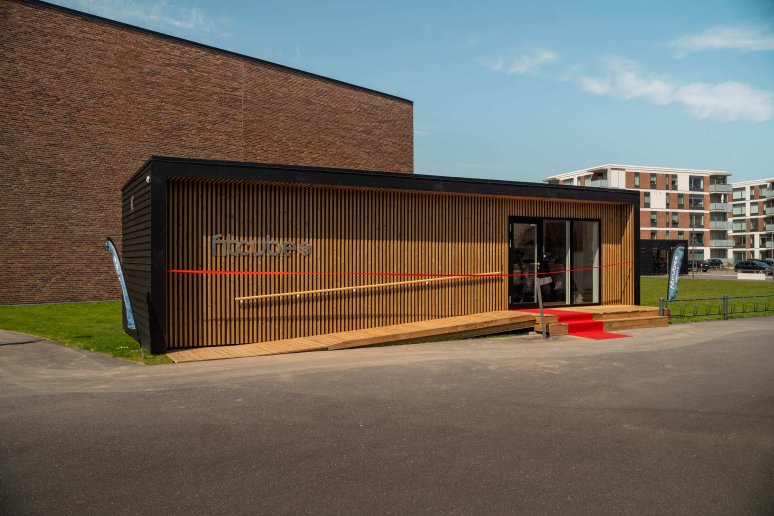 Fitcube testenhed - 45 m2 pavillon med Fitnessudstyr